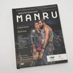 Okładka DVD z operą "Manru" Ignacego Jana Paderewskiego w reżyserii Marka Weissa.