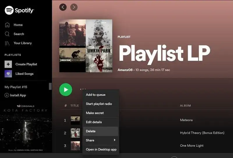 Zdjęcie Jak usunąć playlistę na Spotify i uniknąć trwałego usunięcia?
