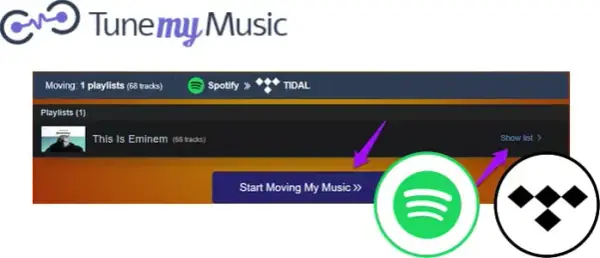 Jak przenieść playlisty Spotify do Tidal bez utraty utworów?